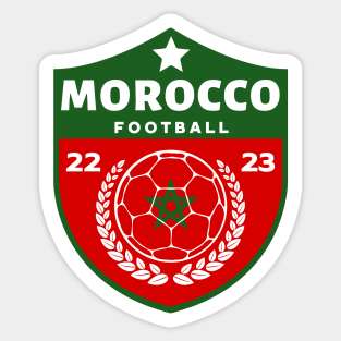 Morocco Football Sticker